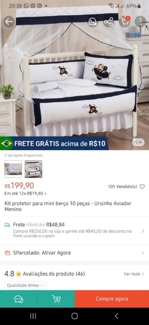 Kit berço  - Foto 2
