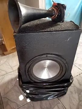 Corneta e caixa com falante 250 rms - Foto 2