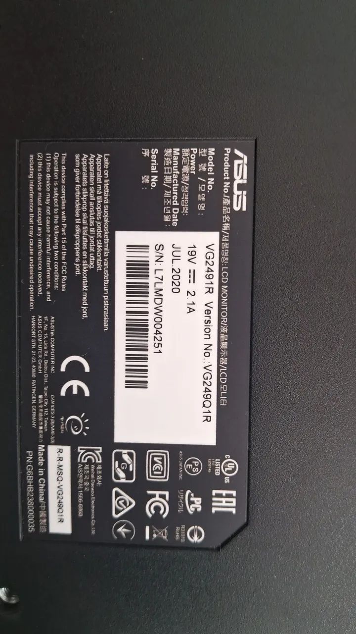 Monitor asus 165 hz 1 ms - Foto 2