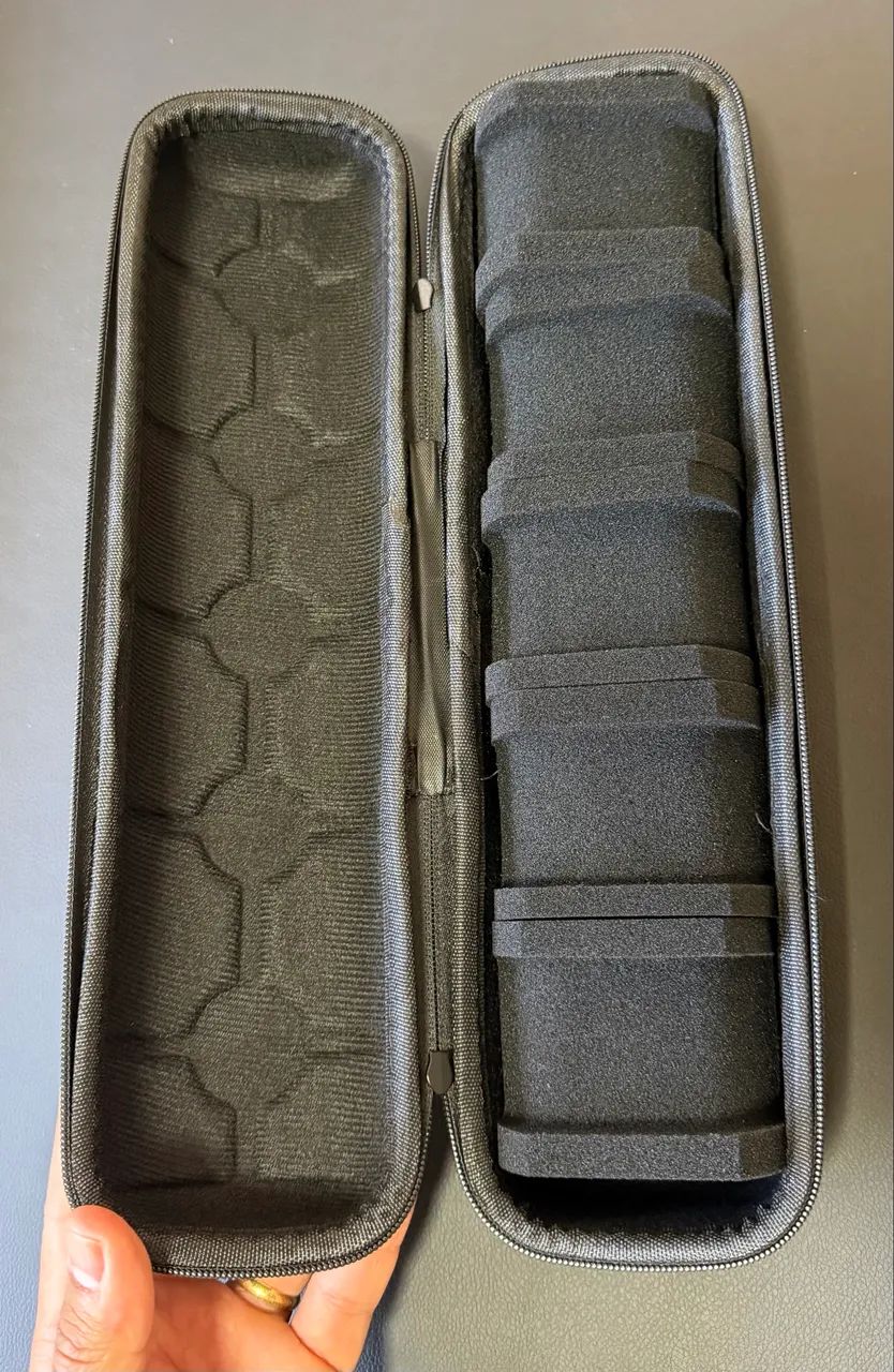 Maleta Case Para 5 Relógios Reforçada com Zíper e Alça Nova  - Foto 2
