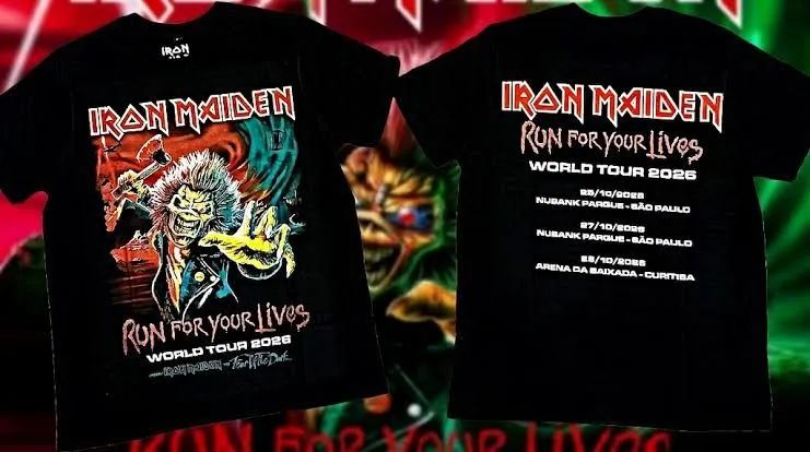 Camiseta iron maiden