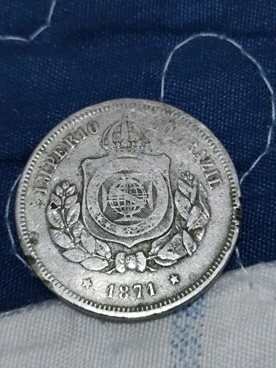 Moeda antiga de reis. - Foto 2