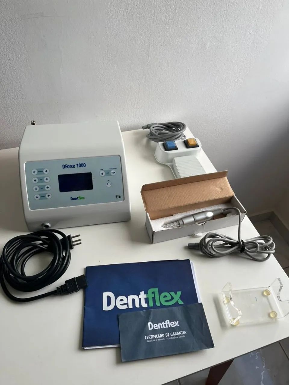 Motor DENTFLEX + contra ângulo + kit completo - Foto 4