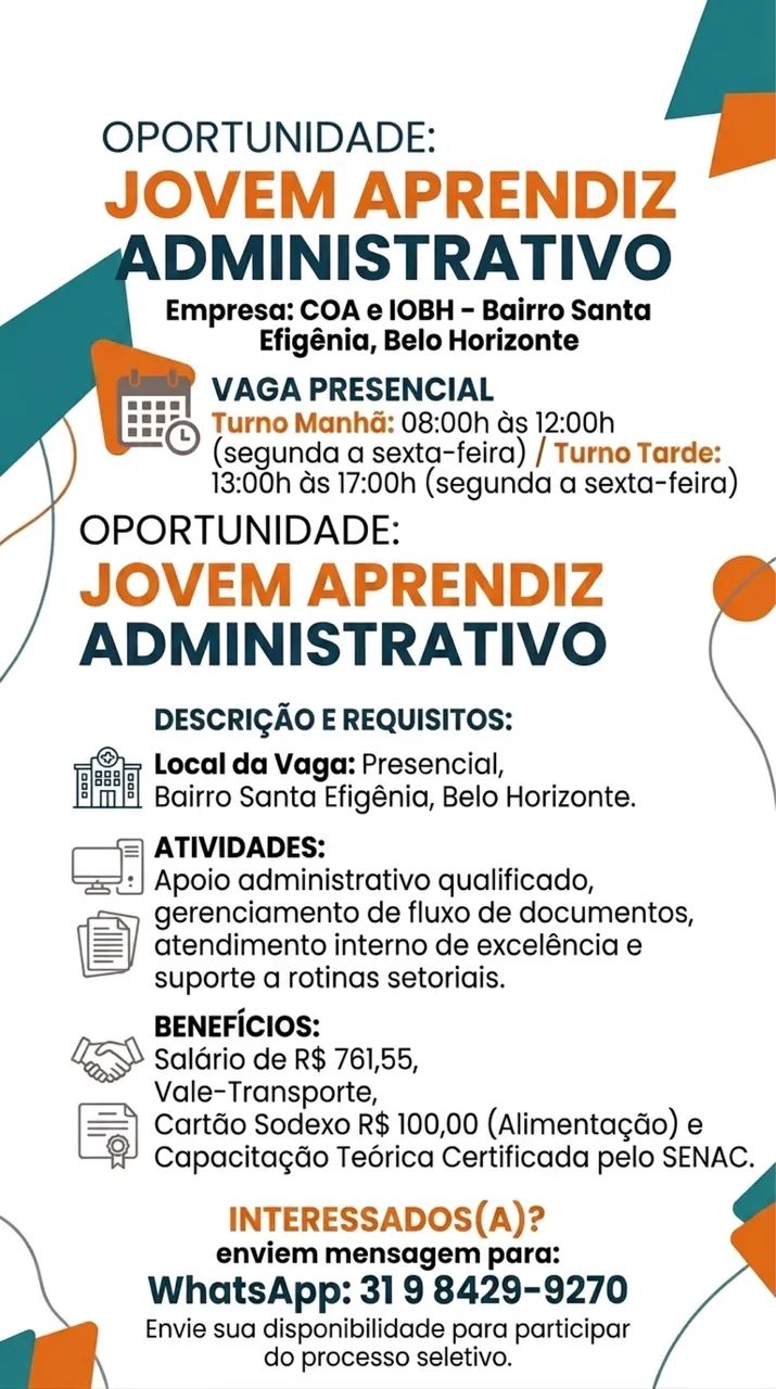 JOVEM APRENDIZ 