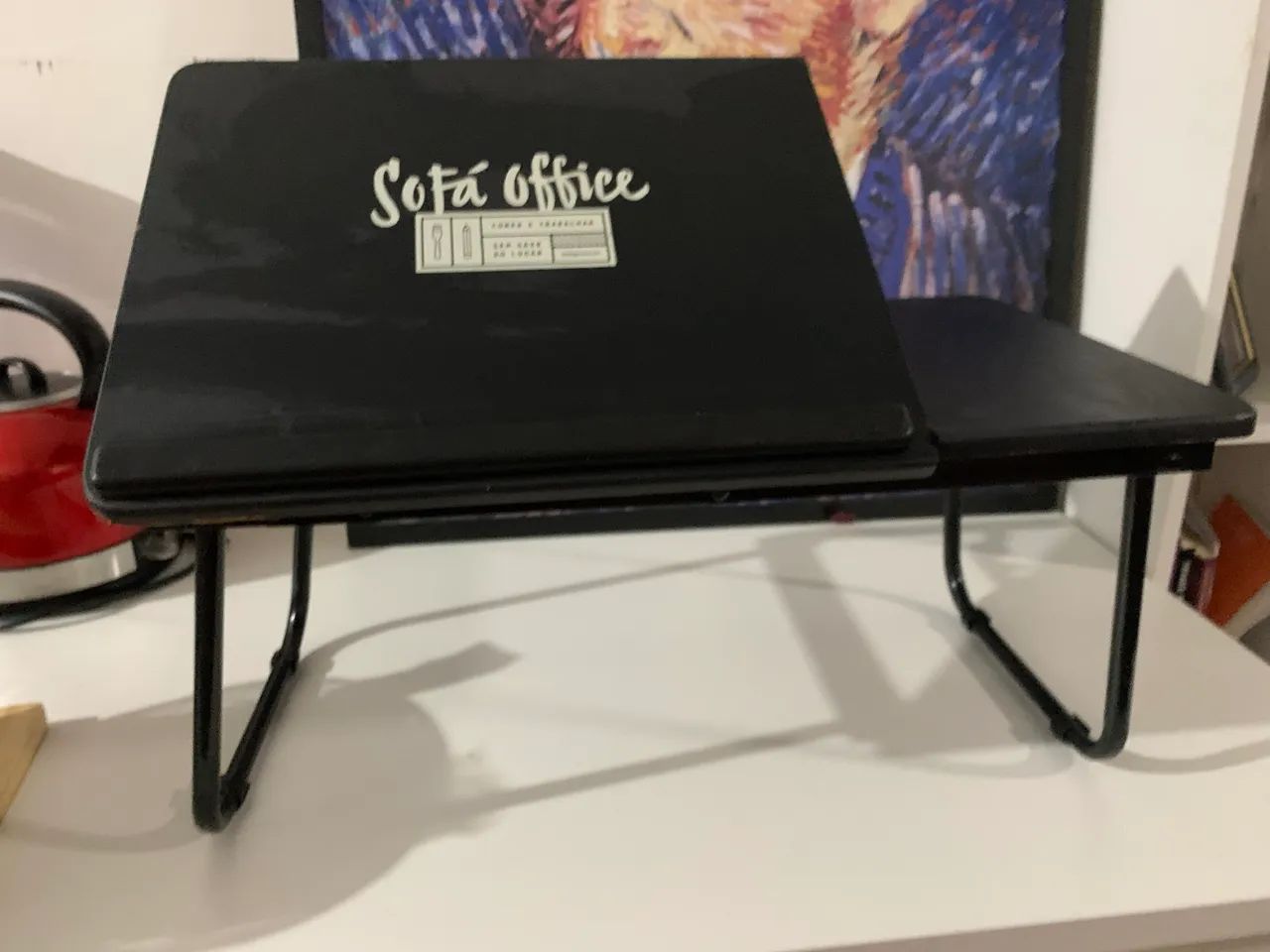 Mesinha de notebook para usar na cama ou no sofá - Foto 3