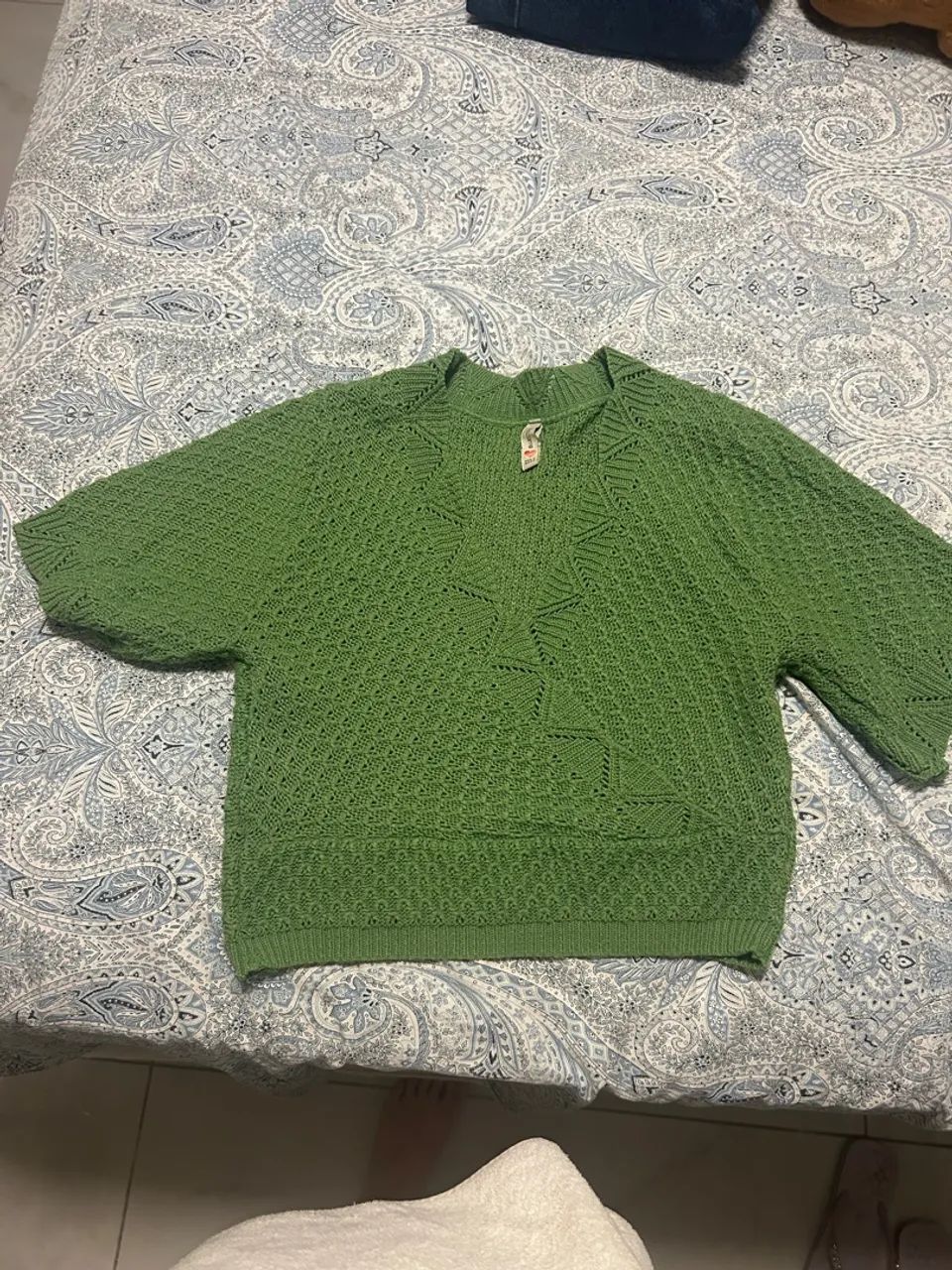 Blusa tricô verde oliva  - Foto 3