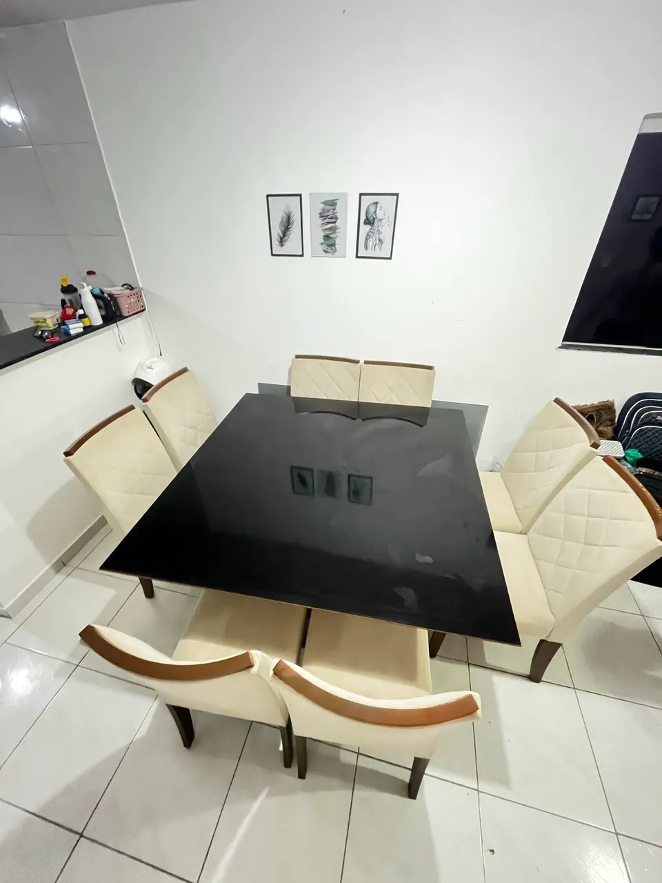 Mesa de jantar 8 lugares 