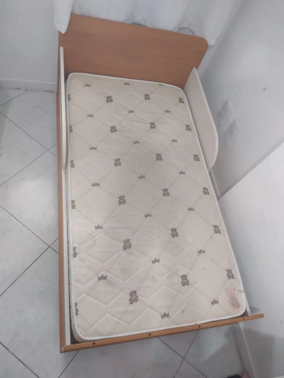 Vendo cama solteiro e berço  - Foto 5