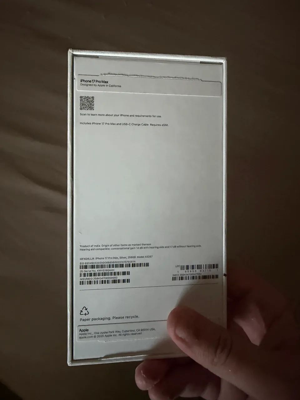 iPhone 17 PRO MAX LACRADO! 256g  - Foto 2