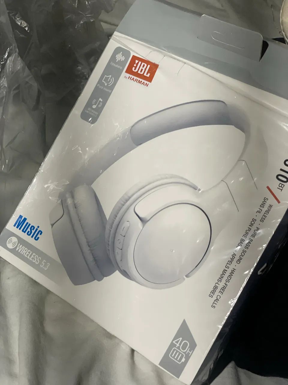 JBL Fone de Ouvido Bluetooth Tune 510BT com Microfone | Sem Fio | Preto | Pure Bass - Foto 4