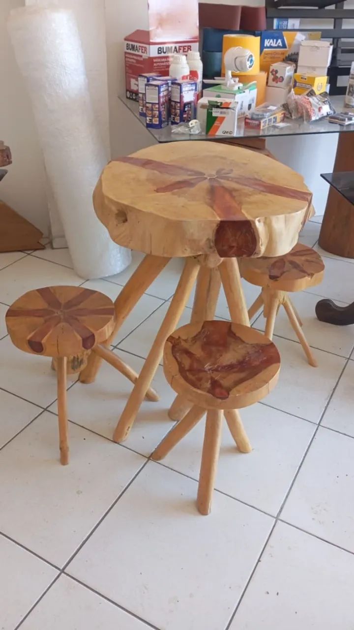 mesa rustica: um toque de charme e sofisticação - Foto 2