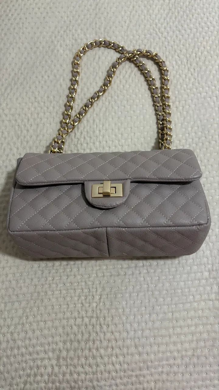 Bolsa em Couro Nunca Usada - Foto 5
