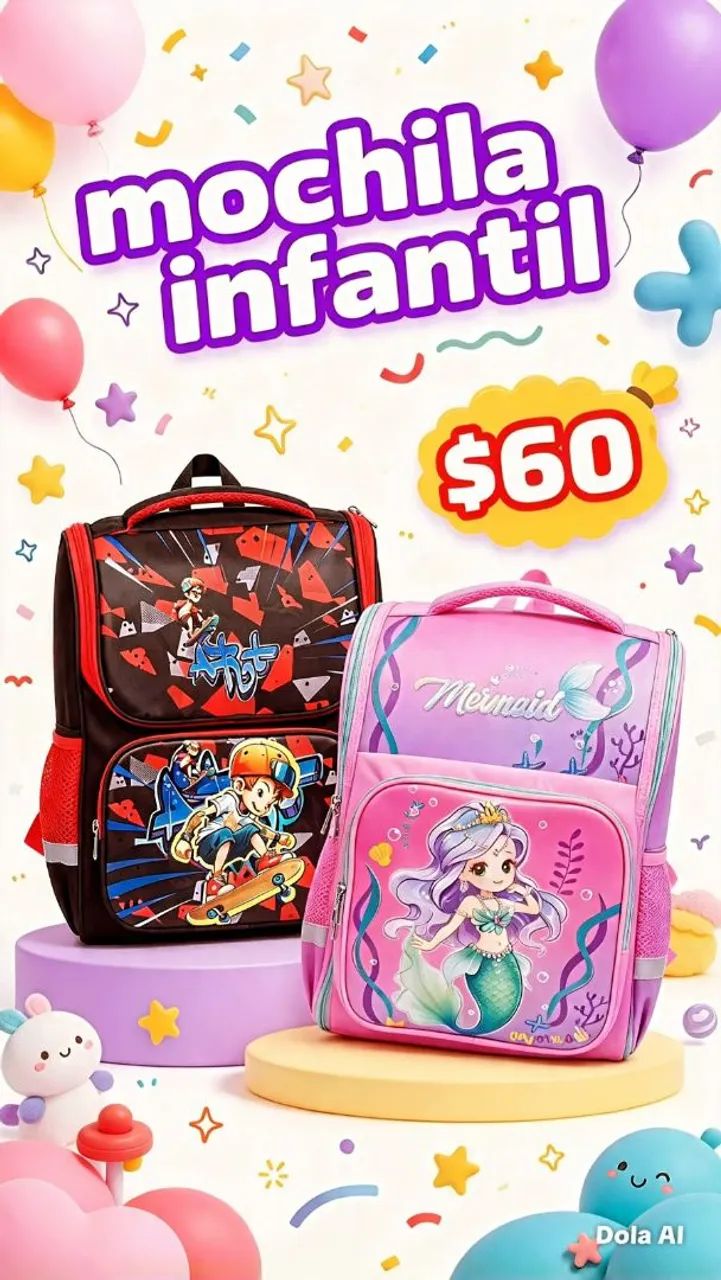 Mochila infantil 