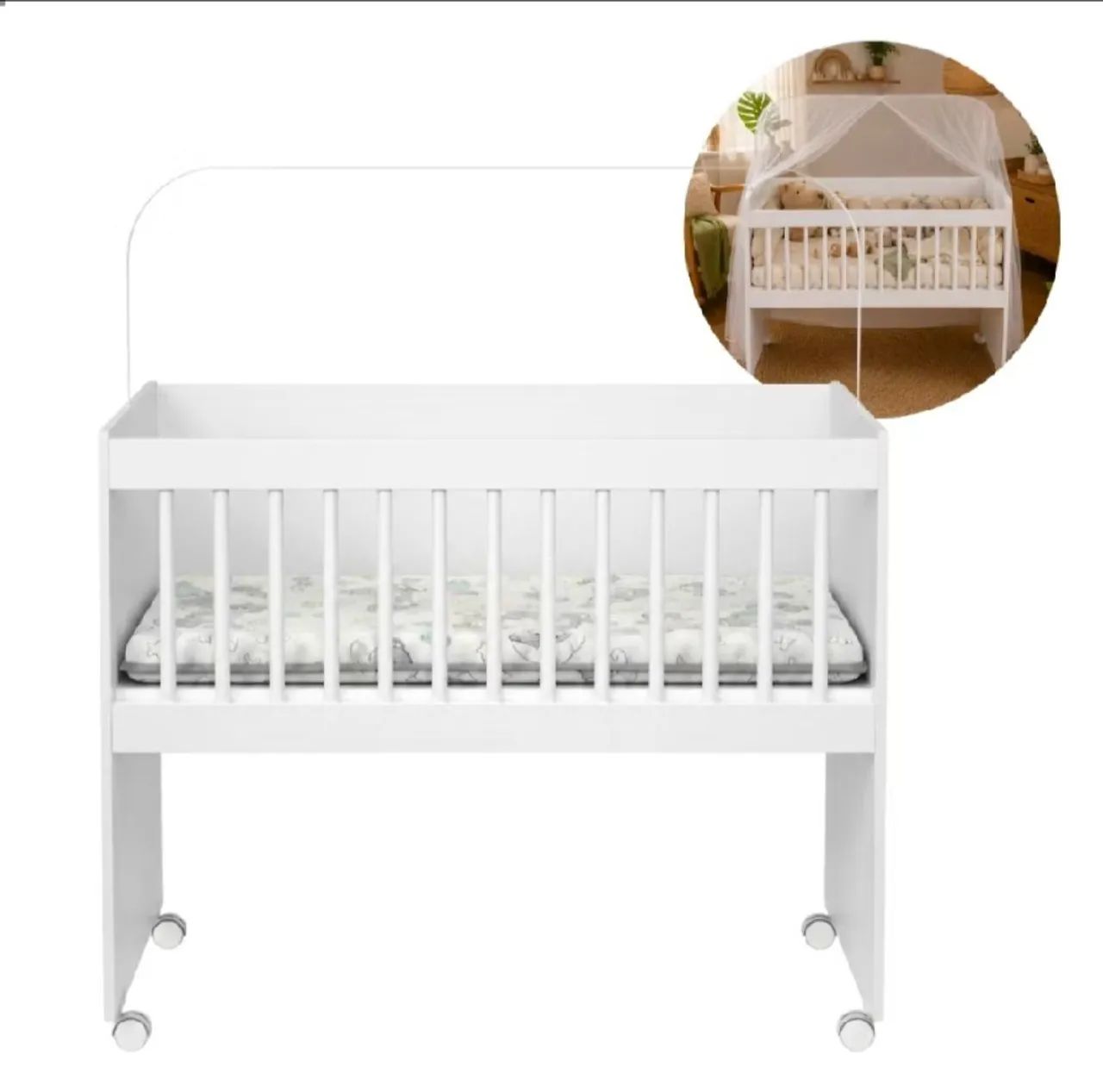 Mini Berço Branco