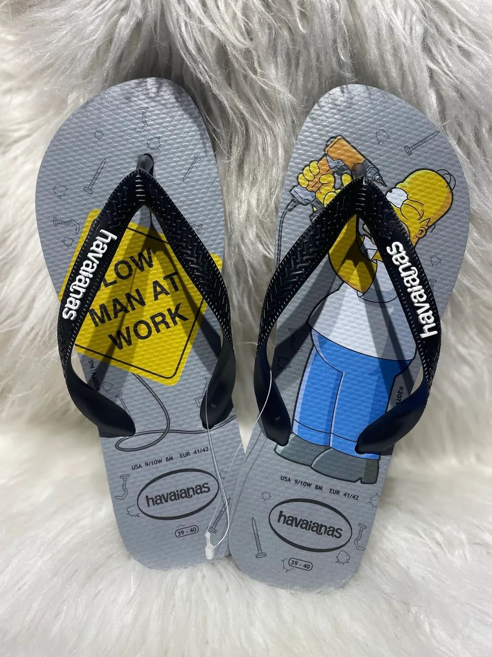 Havaianas Simpsons Cinza/Preto