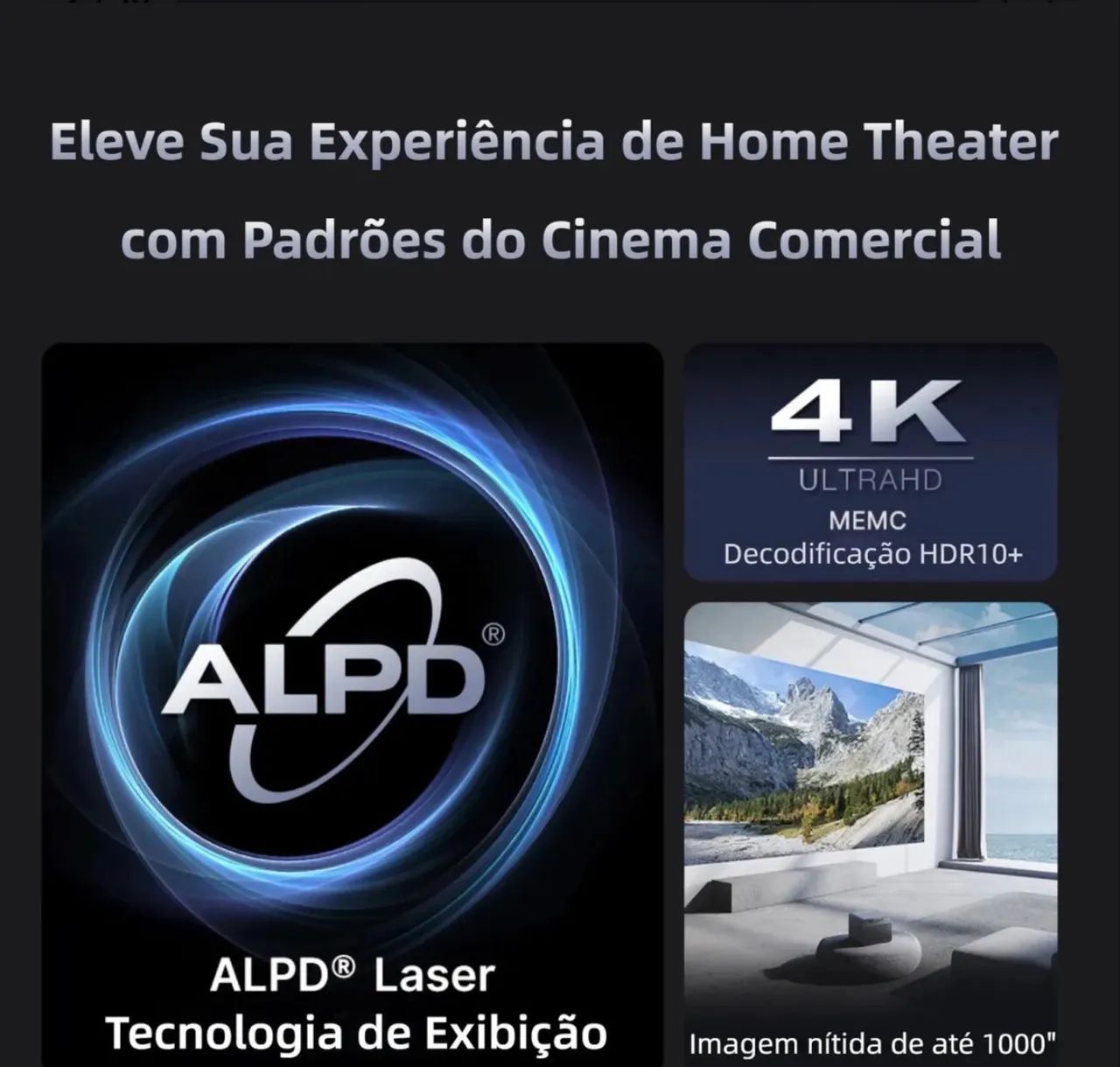 Projetor Formovie X5 4k HDR - Foto 6