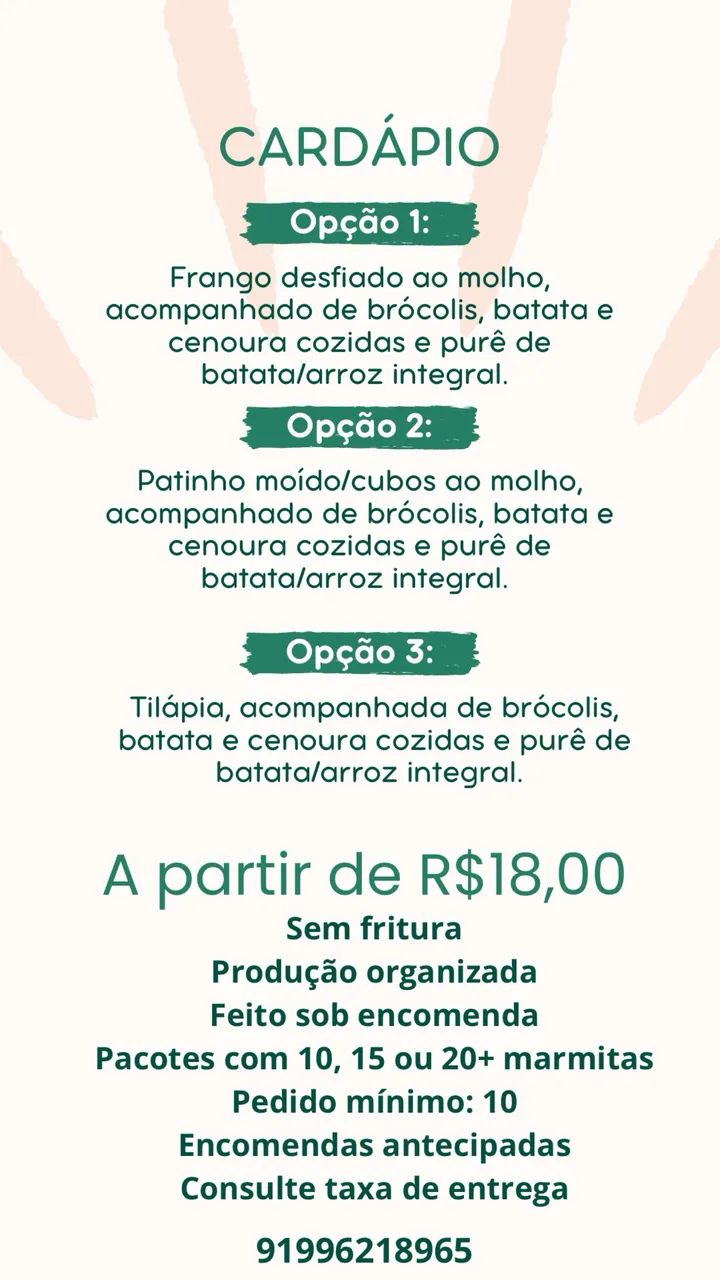 MARMITAS SAUDÁVEIS - PRATICIDADE E ALIMENTAÇÃO SAUDÁVEL.