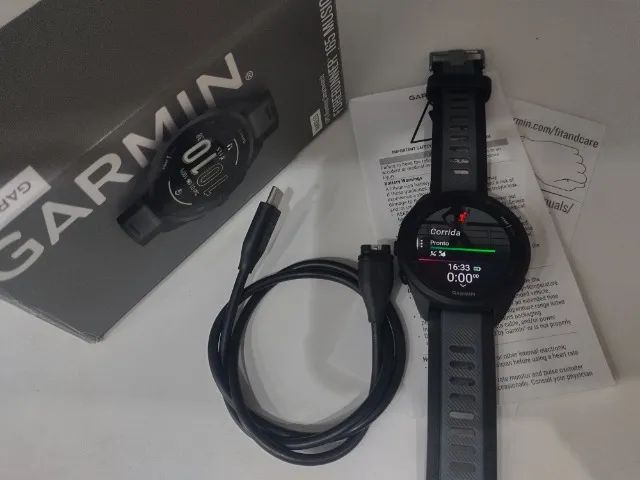 Relogio com GPS e frequencimetro Garmin Forerunner 165 Music - Foto 2