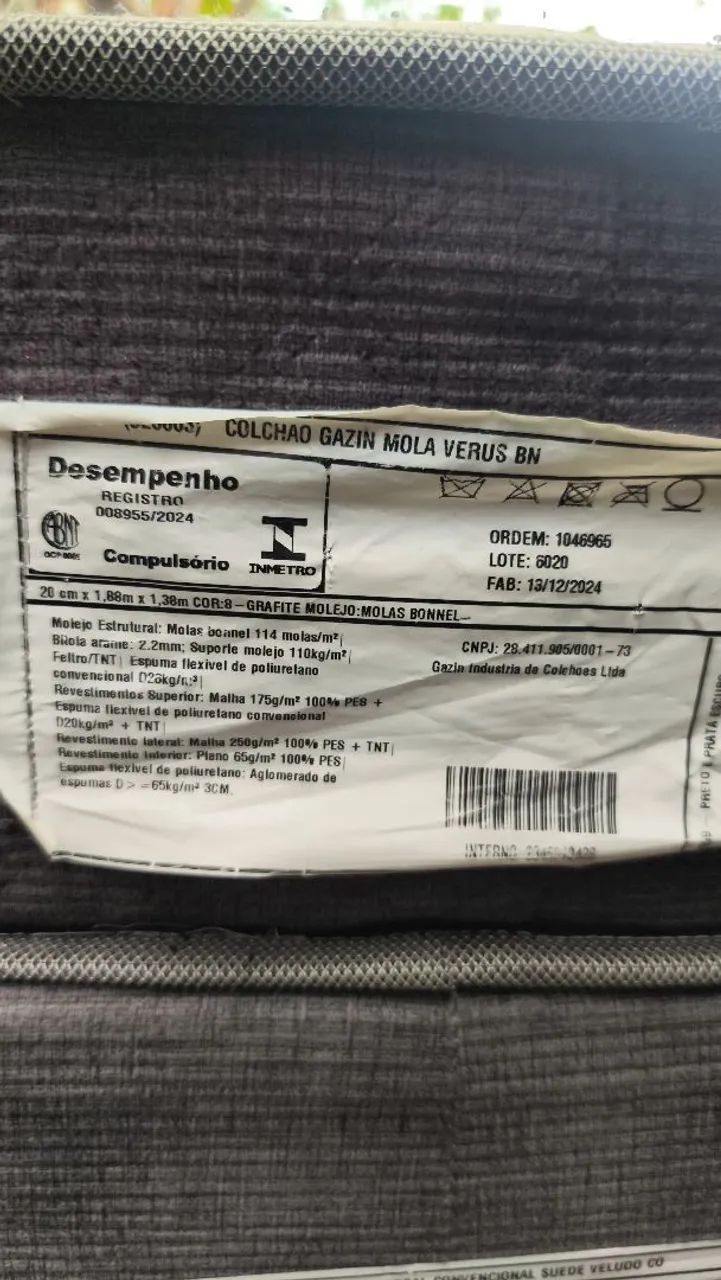 Cama box casal com colchão  - Foto 4
