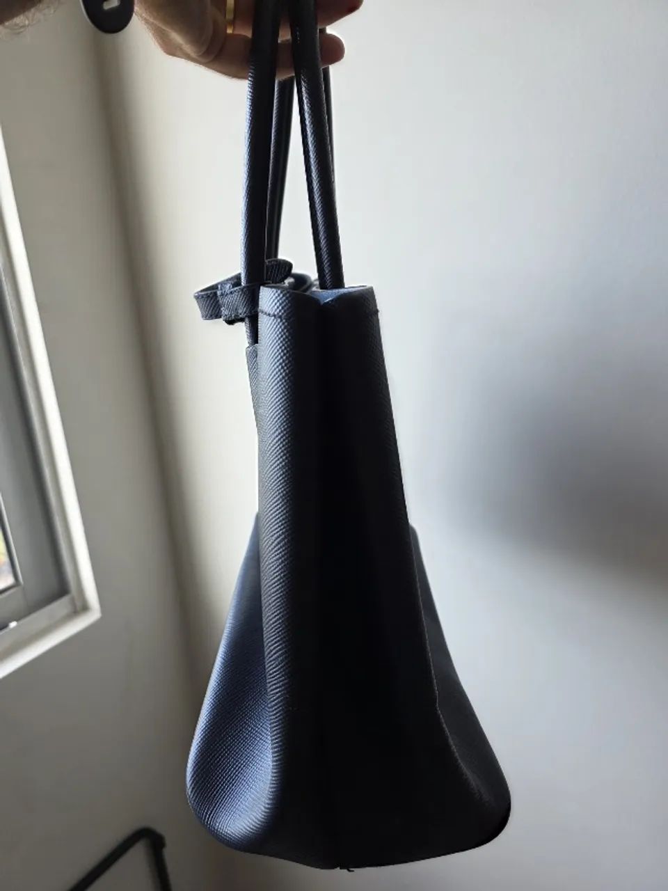 Bolsa Prada Saffiano azul original - Foto 3