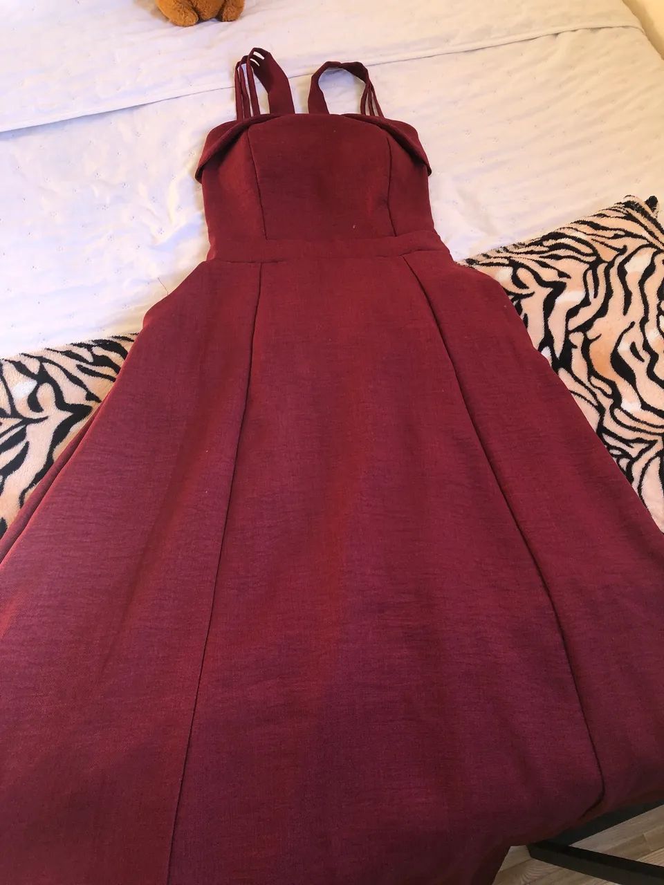 Vestido Vinho 