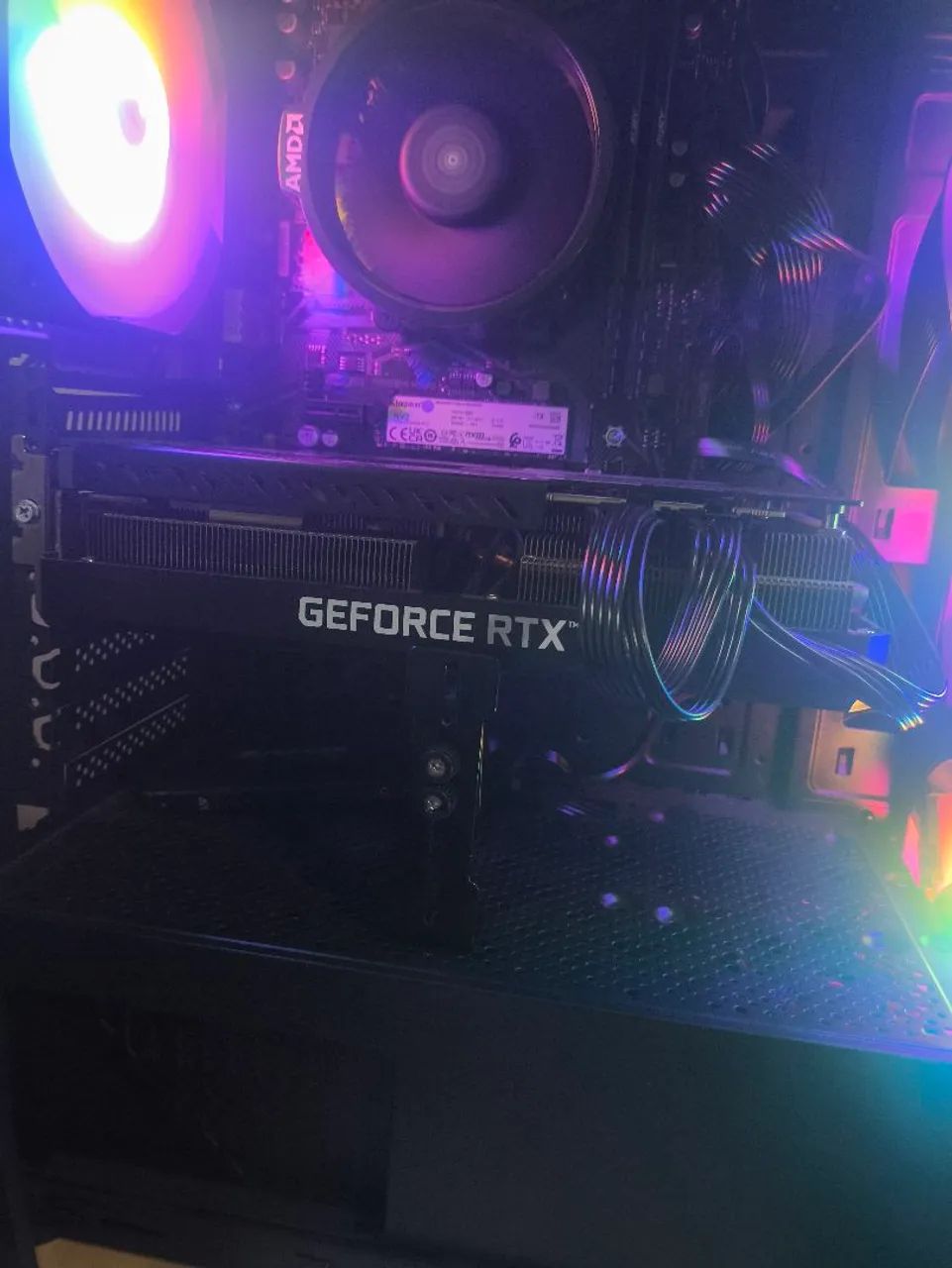 Placa de vídeo RTX 3070 Ti top de linha. Com caixa - Foto 5