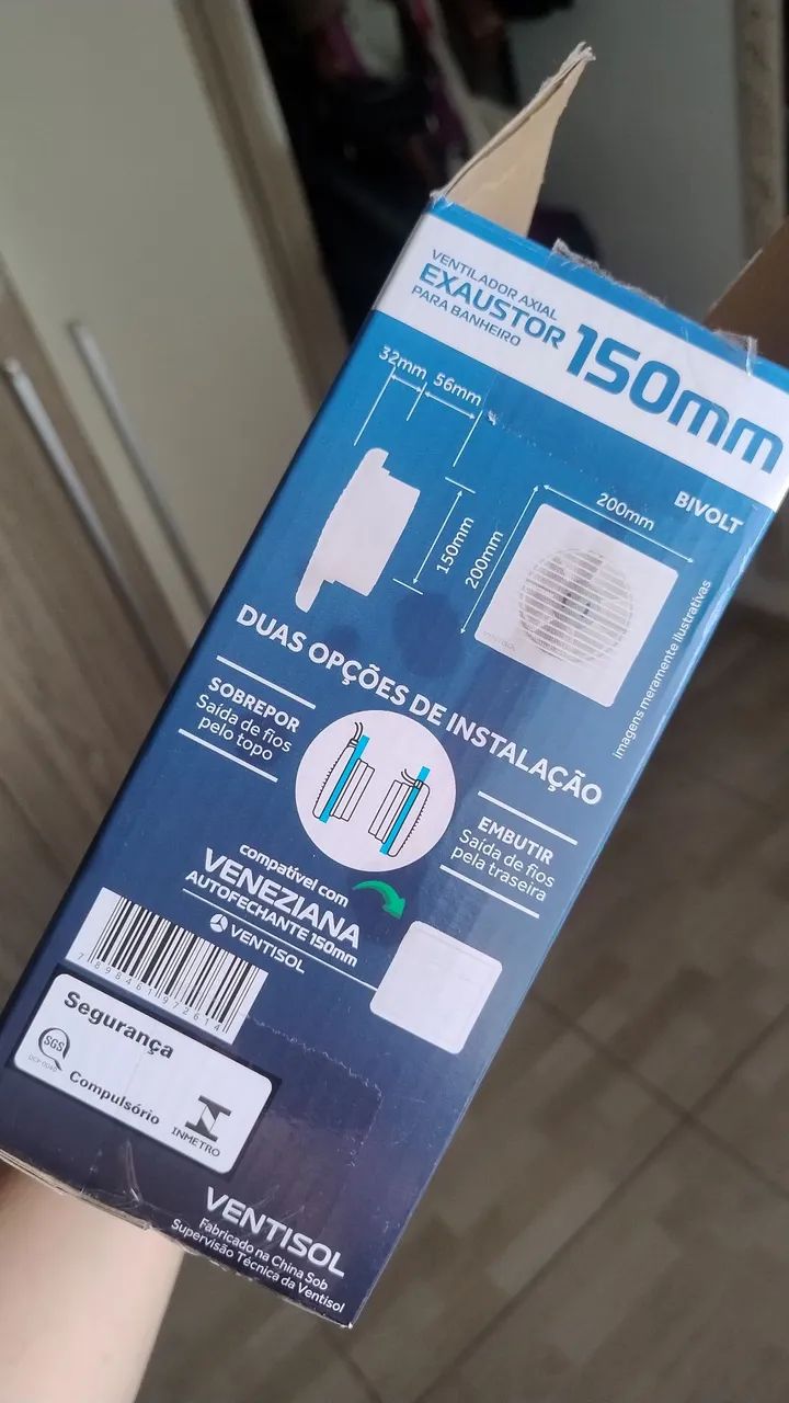 Kit com 2 exaustores (150mm) - Foto 2