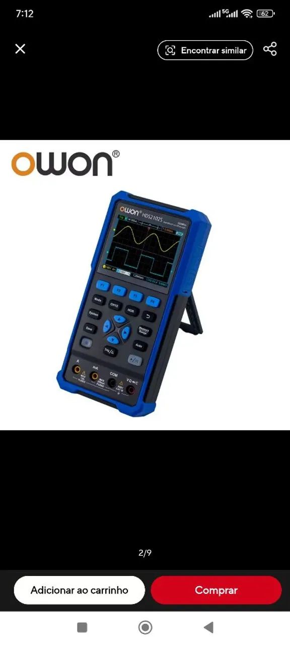 Osciloscópio Owon 3 em1 200 MHz  - Foto 2