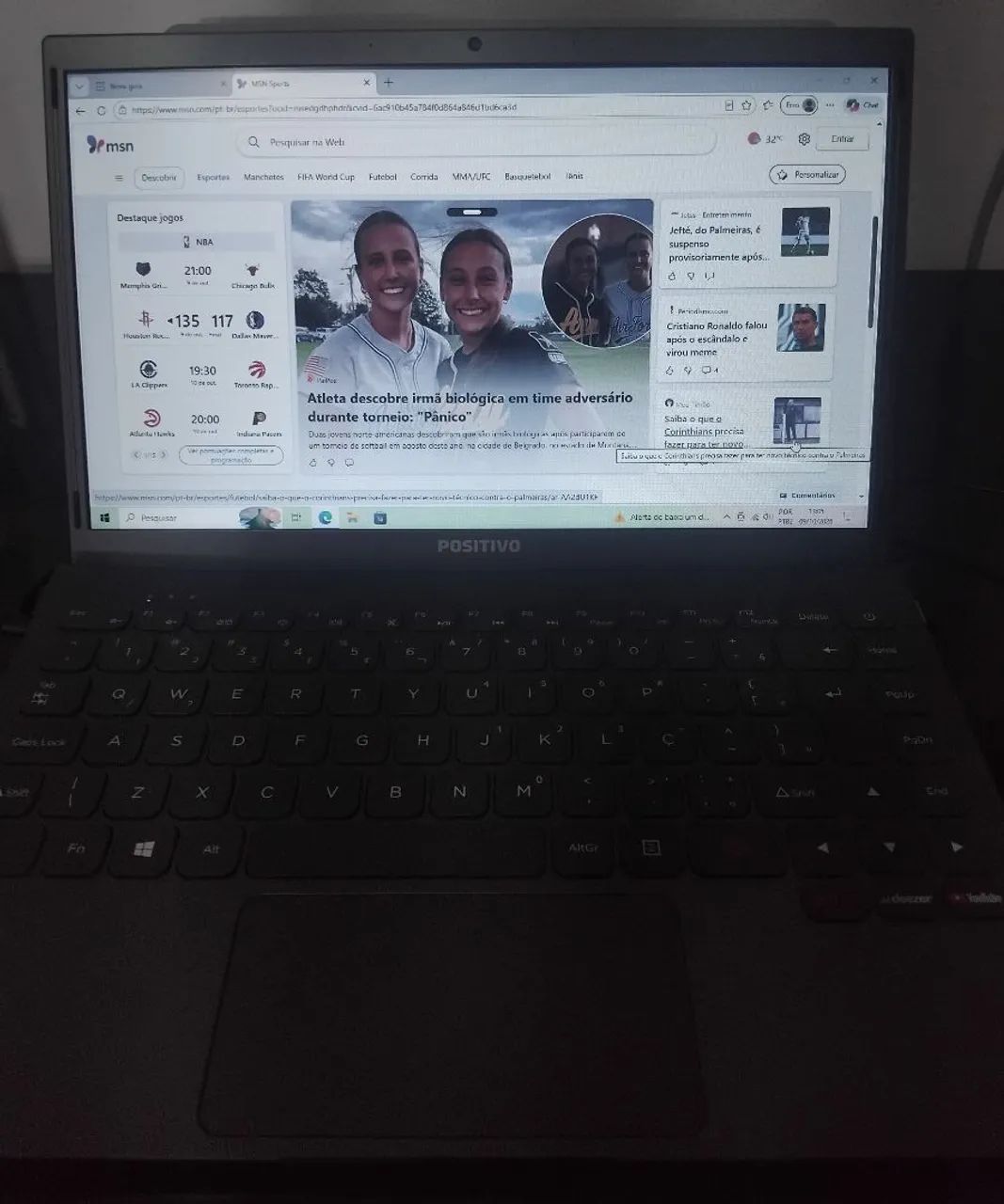 Notebook Positivo + teclado e mouse sem fio. - Foto 2
