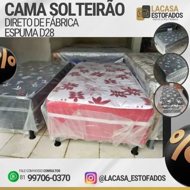 CAMA BOX- SOLTEIRÃO 