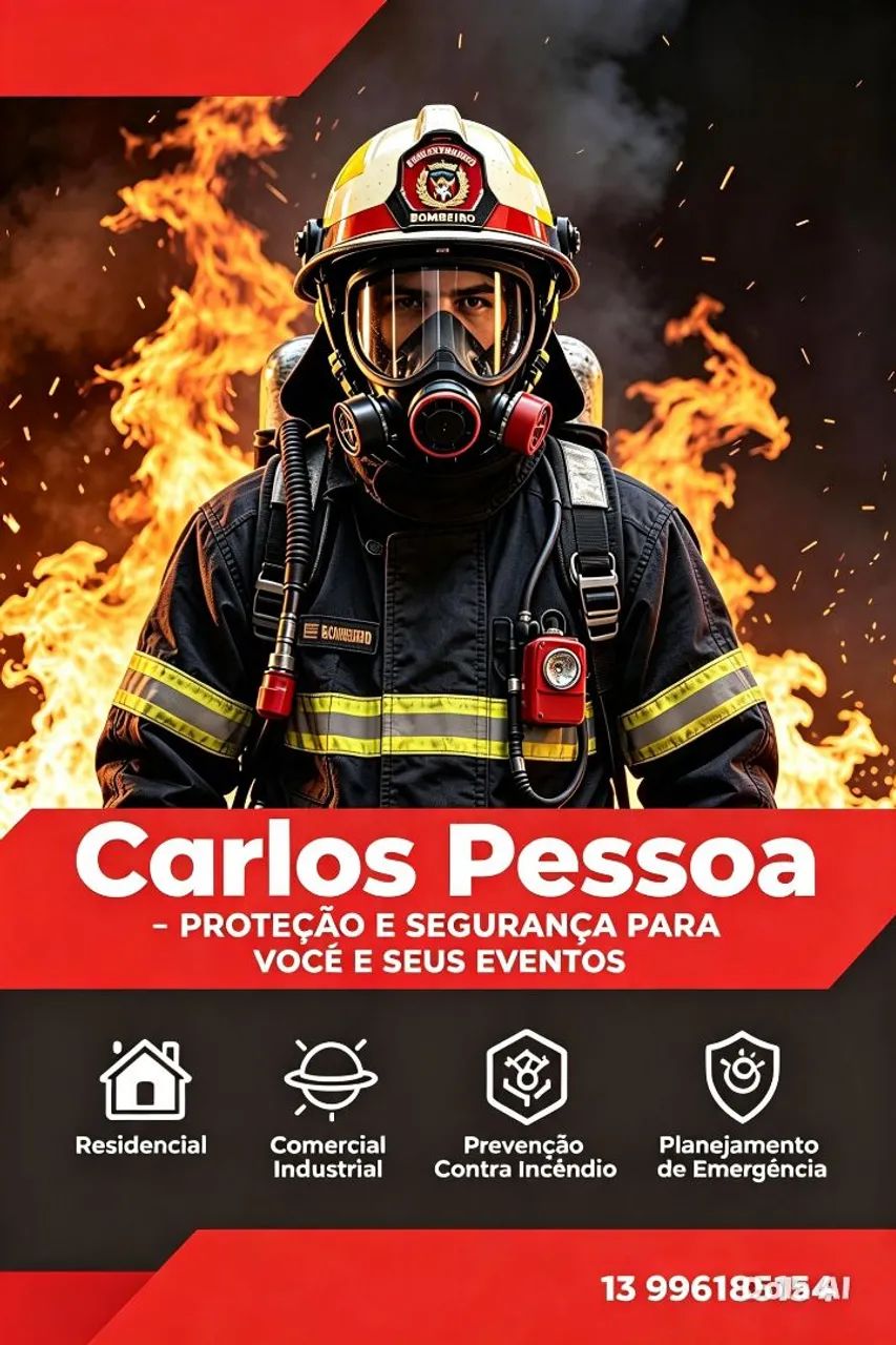Serviços de Bombeiro Civil para eventos 