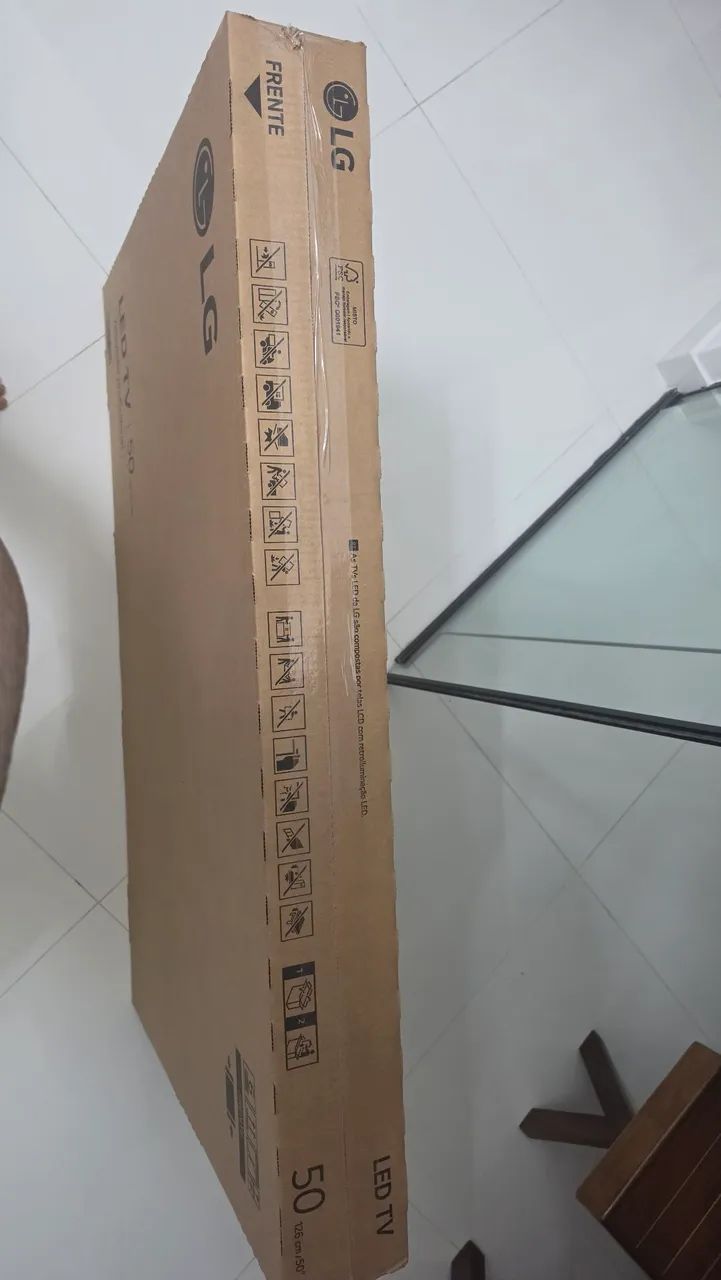 VENDO TV LG 50 POLEGADAS ZERADA LACRADA COM NOTA FISCAL E 1 ANO DE GARANTIA. - Foto 4