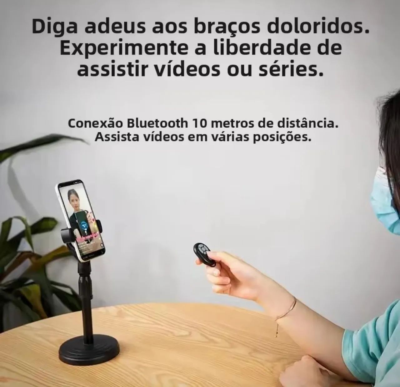 Controle remoto Bluetooth para selfie  - Foto 5