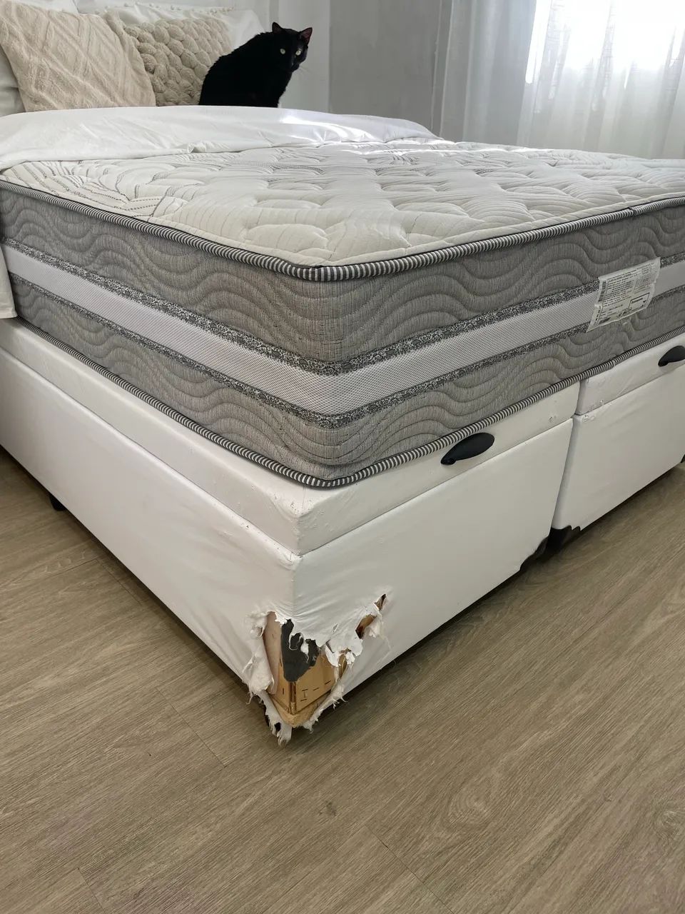 Cama Box Baú Casal com Colchão - Foto 3
