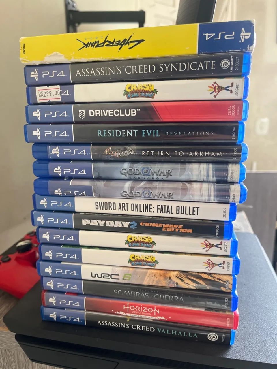 Lote jogos de ps4