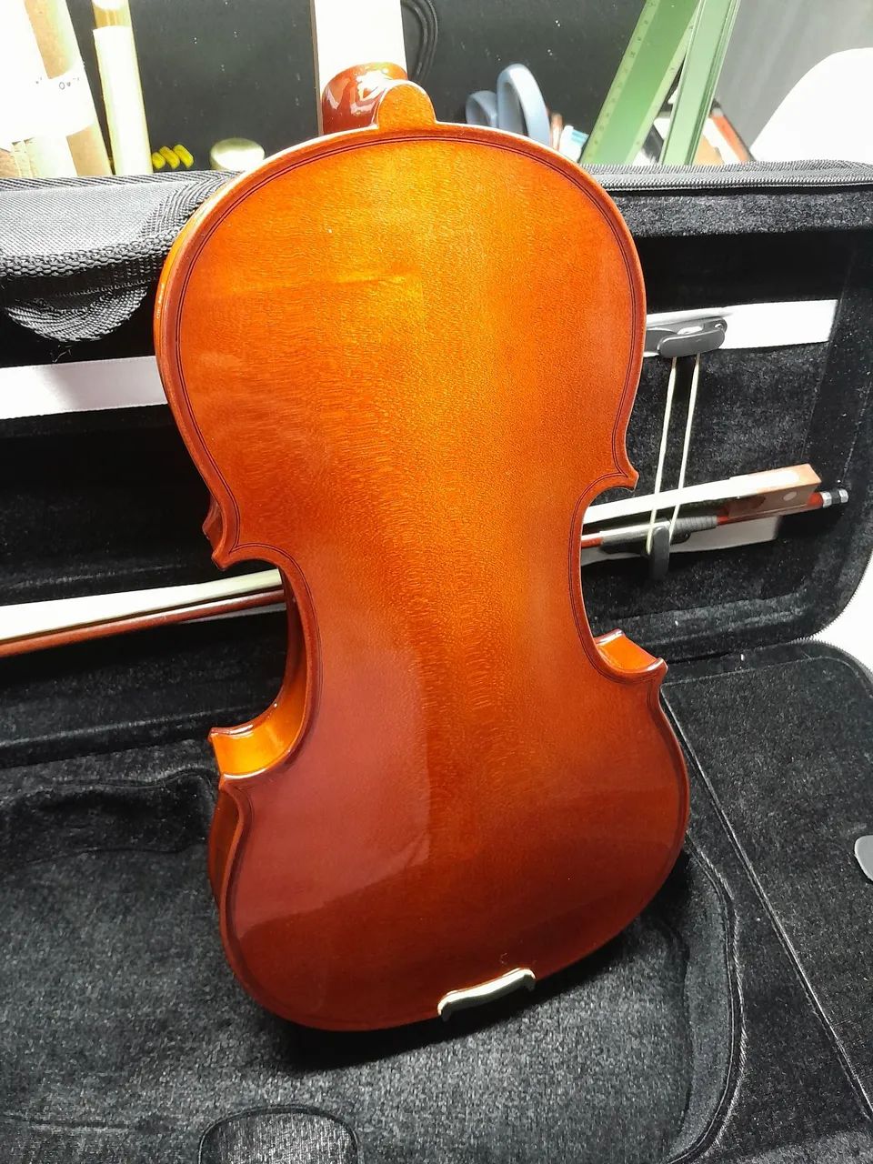 Violino 4/4 maciço ajustado Luthier  - Foto 3