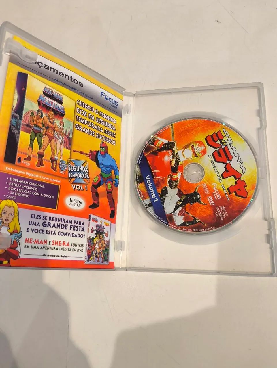 JIRAIYA - O INCRÍVEL NINJA  -  DVD VOLUME 1 - PARA COLECIONADORES  - Foto 4