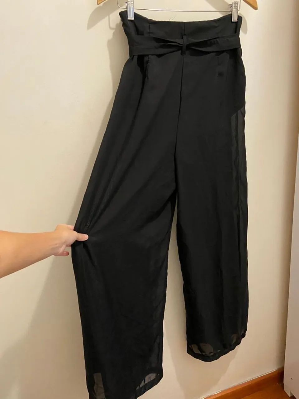 Calça Pantalona Preta - Foto 4