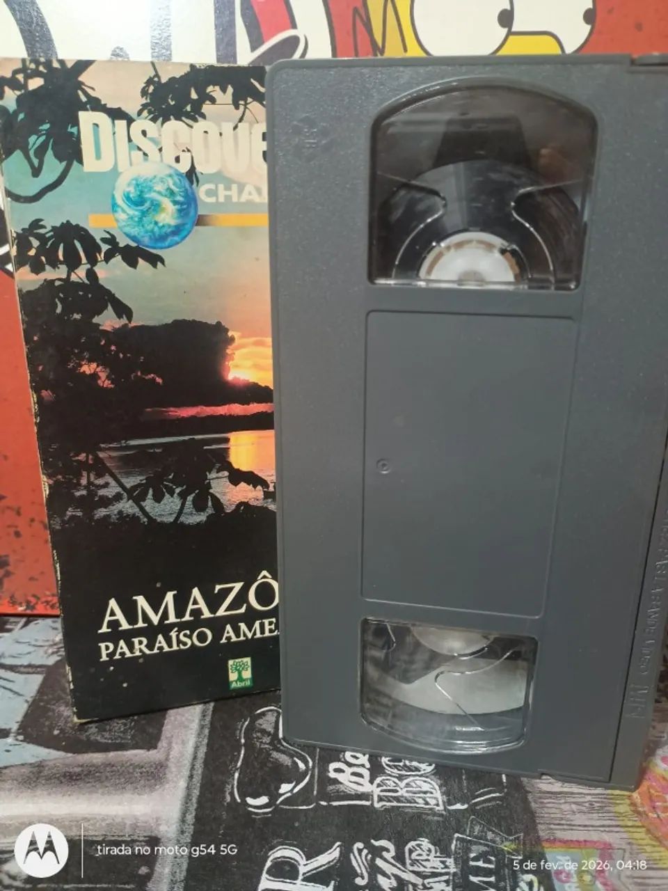 FITA VHS DISCOVERY CHANNEL AMAZÔNIA PARAÍSO AMEAÇADO - DVD, Blu