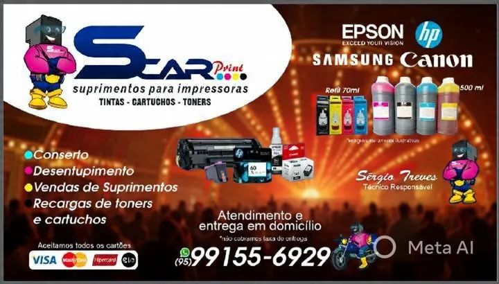 Scarprint venda de tintas toner e cartuchos de impressoras 