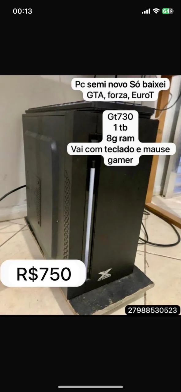 PC completo muito novo 