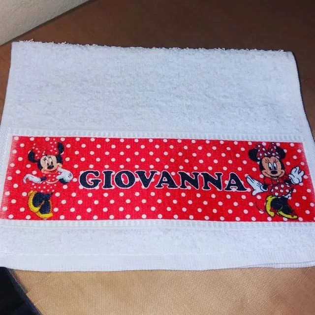 Toalha Lavabo para mãos e pés Personalizada  - Foto 4