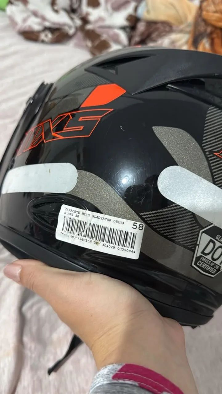 Capacete Mixs Gladiator Delta S - Foto 3