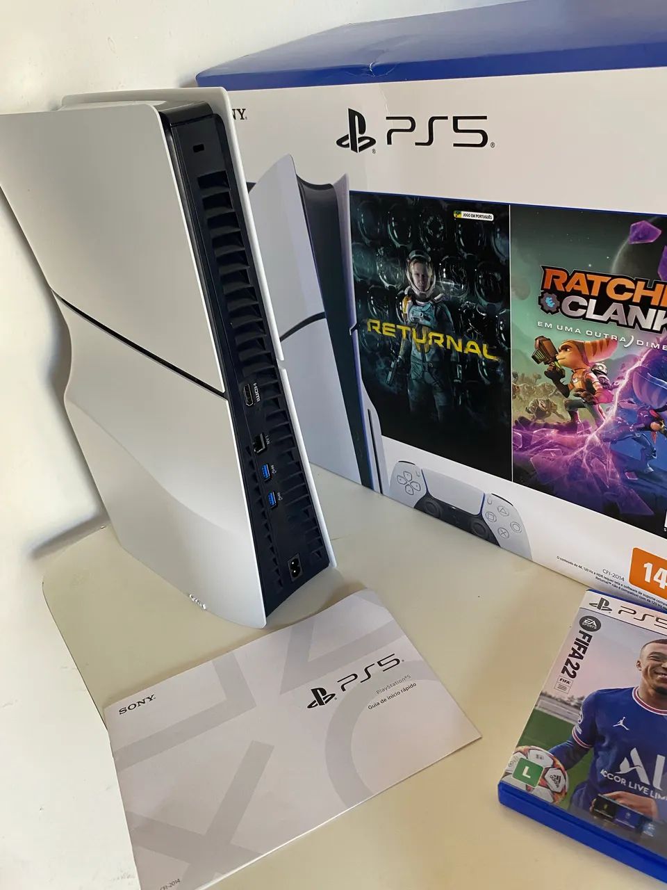 Ps5 slim com leitor de disco  - Foto 3