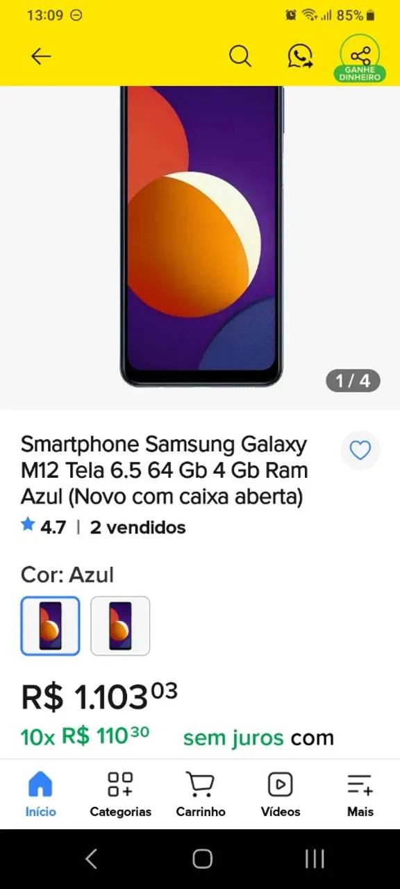 Smatfone Samsung Galaxy M12  - Foto 2