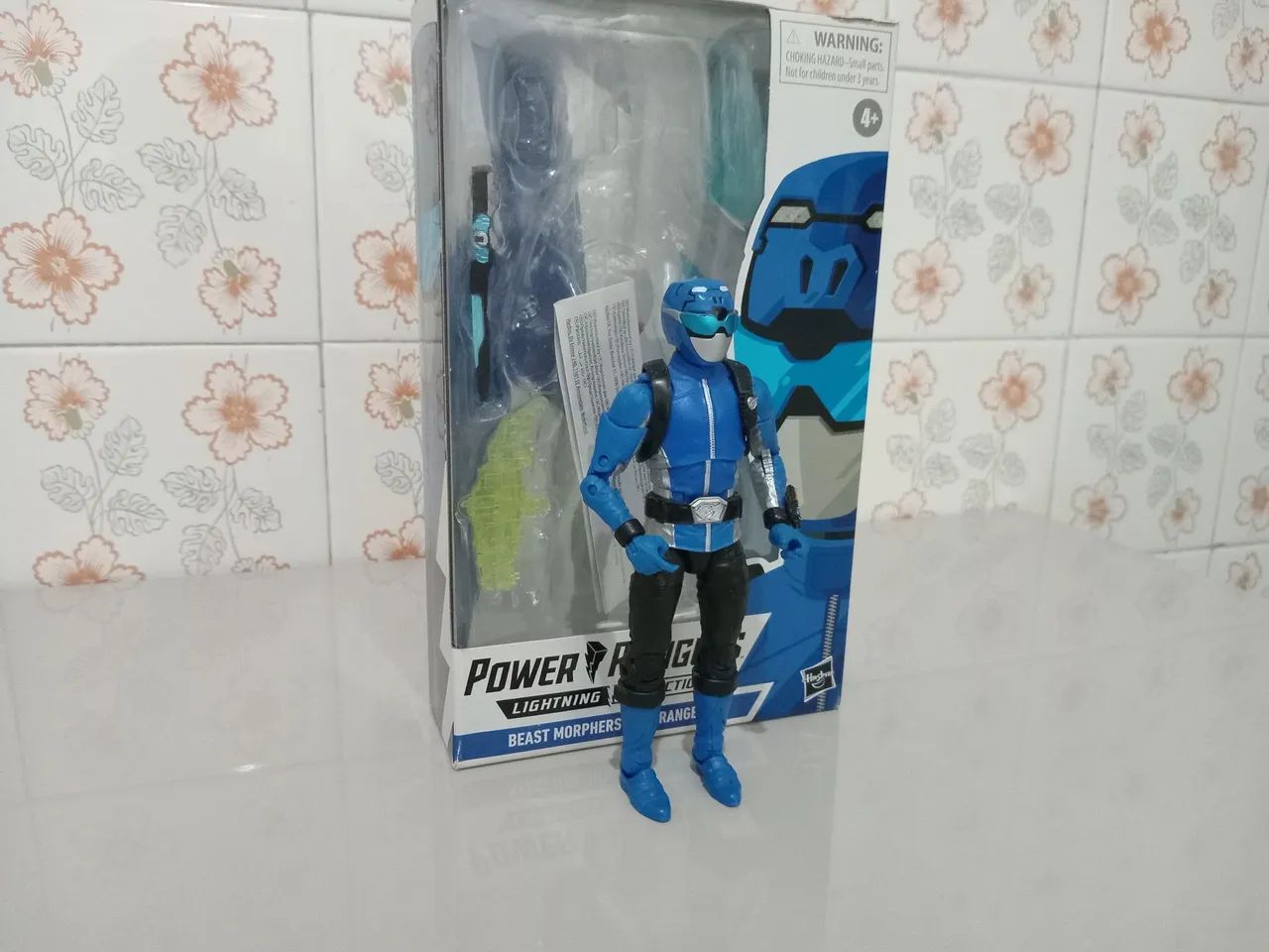 Power Rangers Morfagem Feroz Lightning Collection Blue Ranger