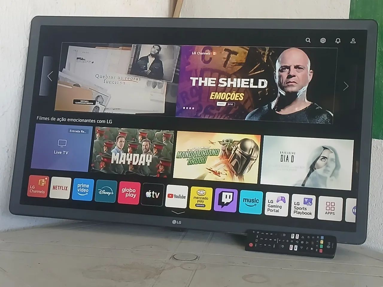 Smart tv LG 32 + controle !