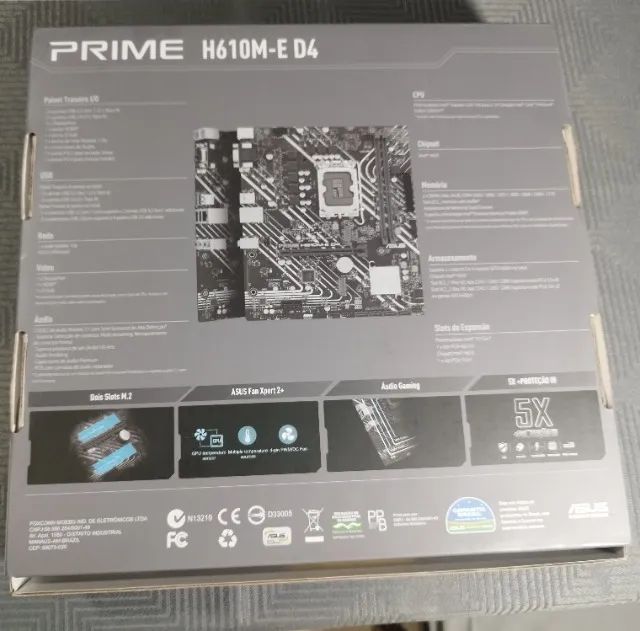 Placa-Mãe ASUS Prime H610M-E D4 - Foto 5