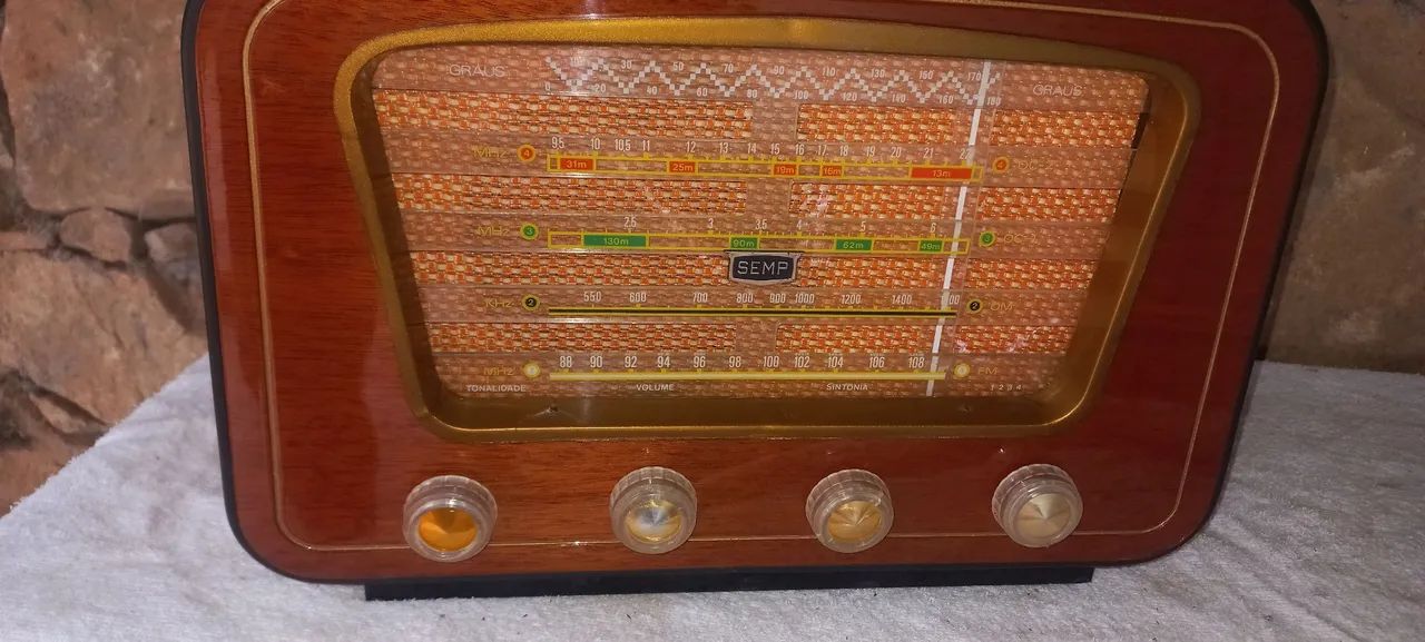 Radio antigo semp com fm original funcionando  - Foto 2