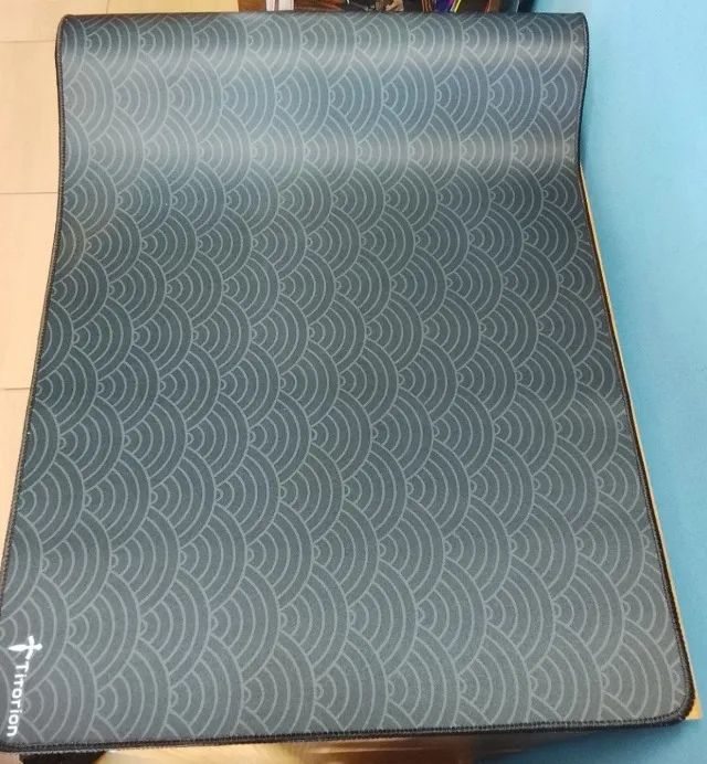 Mousepad 90x40cm Preto Ondas